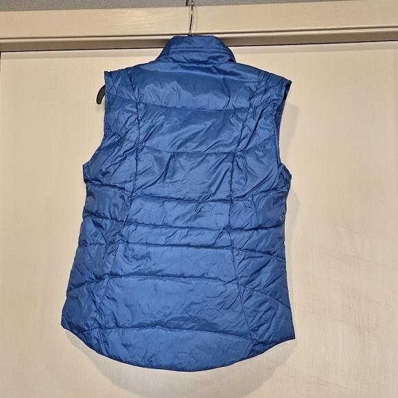 Northern Expedition Blue & Cream 50% Down Filled Puffer Vest Size L 12-14 - Picture 2 of 4